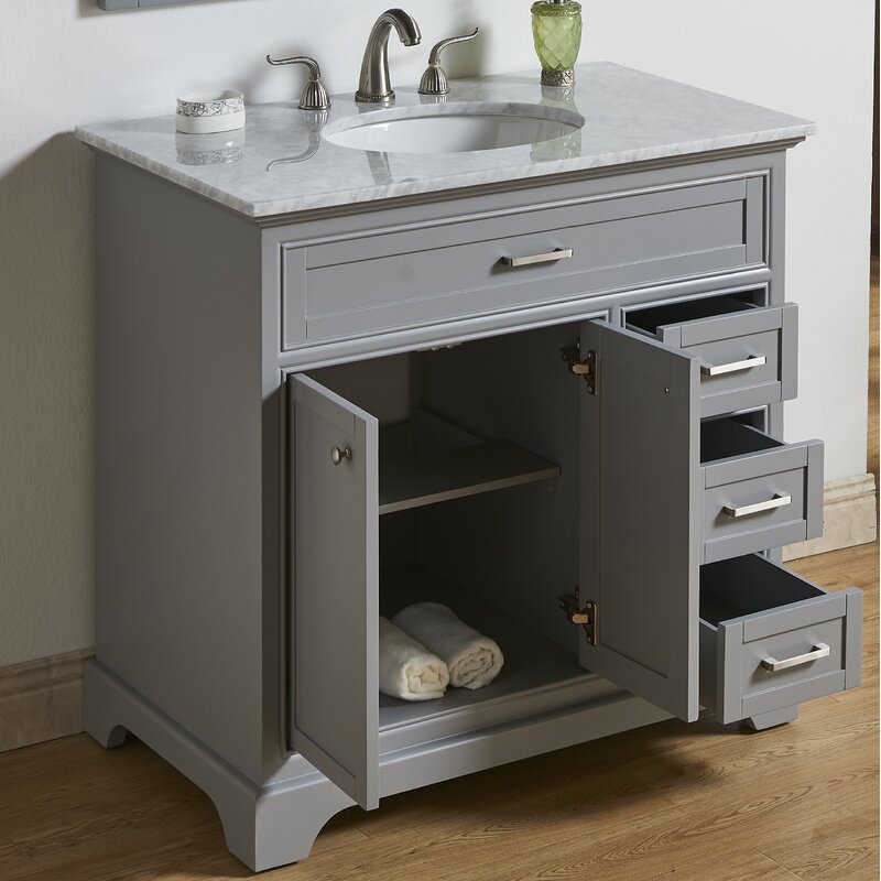 Darry 36 single bathroom vanity set